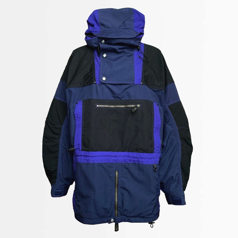 Refurbished Rare Vintage 90's North Face Rage Blue Ski Snowboard Snow Jacket